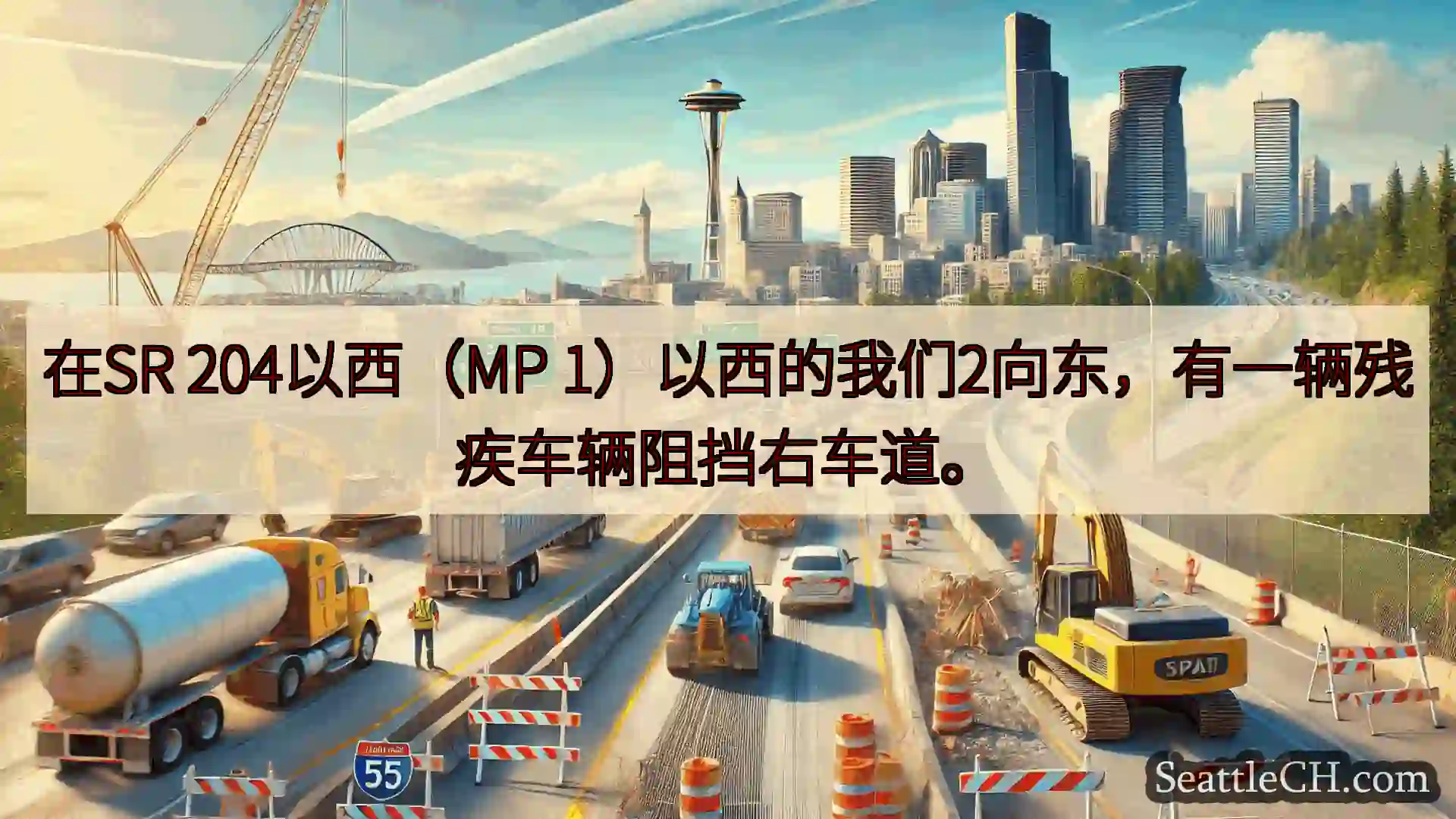 西雅图交通新闻 在SR 204以西（MP