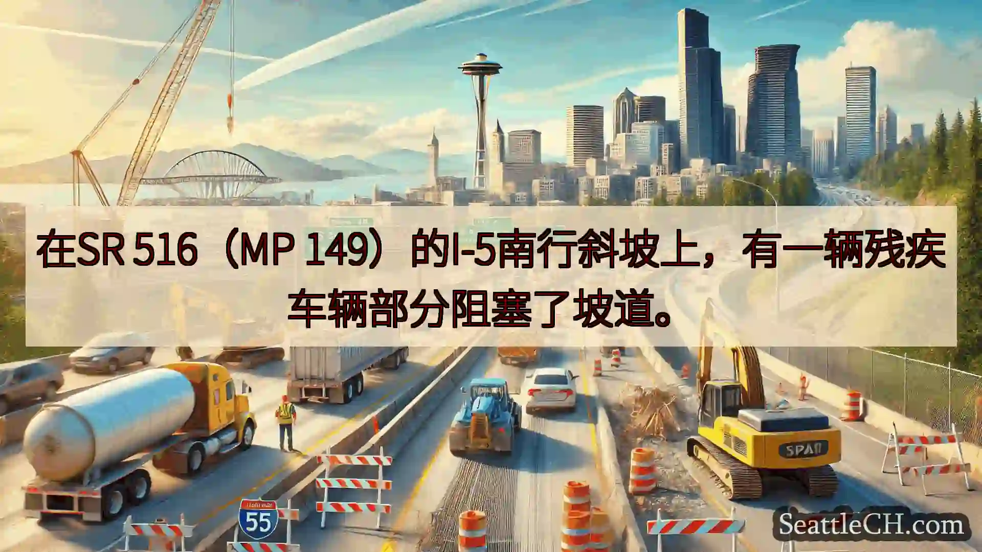 西雅图交通新闻 在SR 516（MP