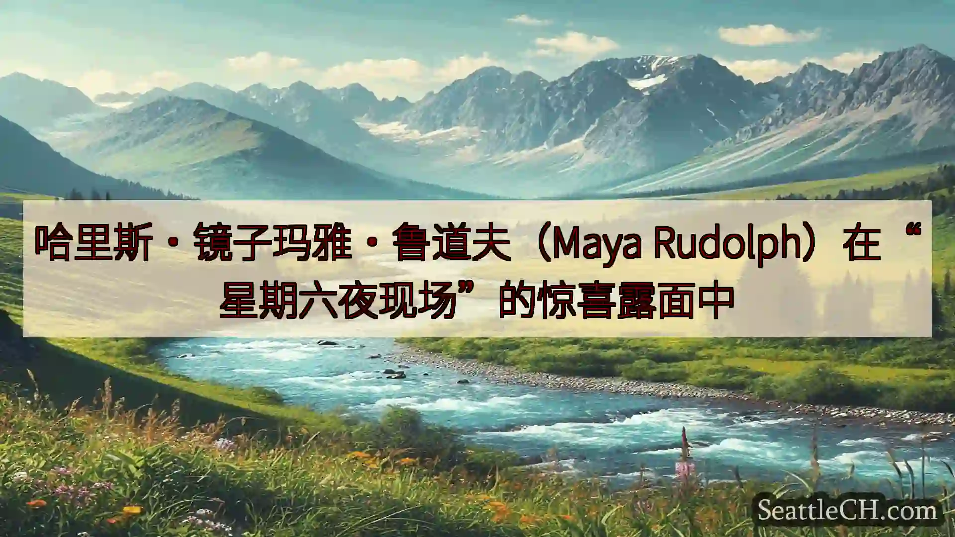 西雅图新闻 哈里斯·镜子玛雅·鲁道夫（Maya