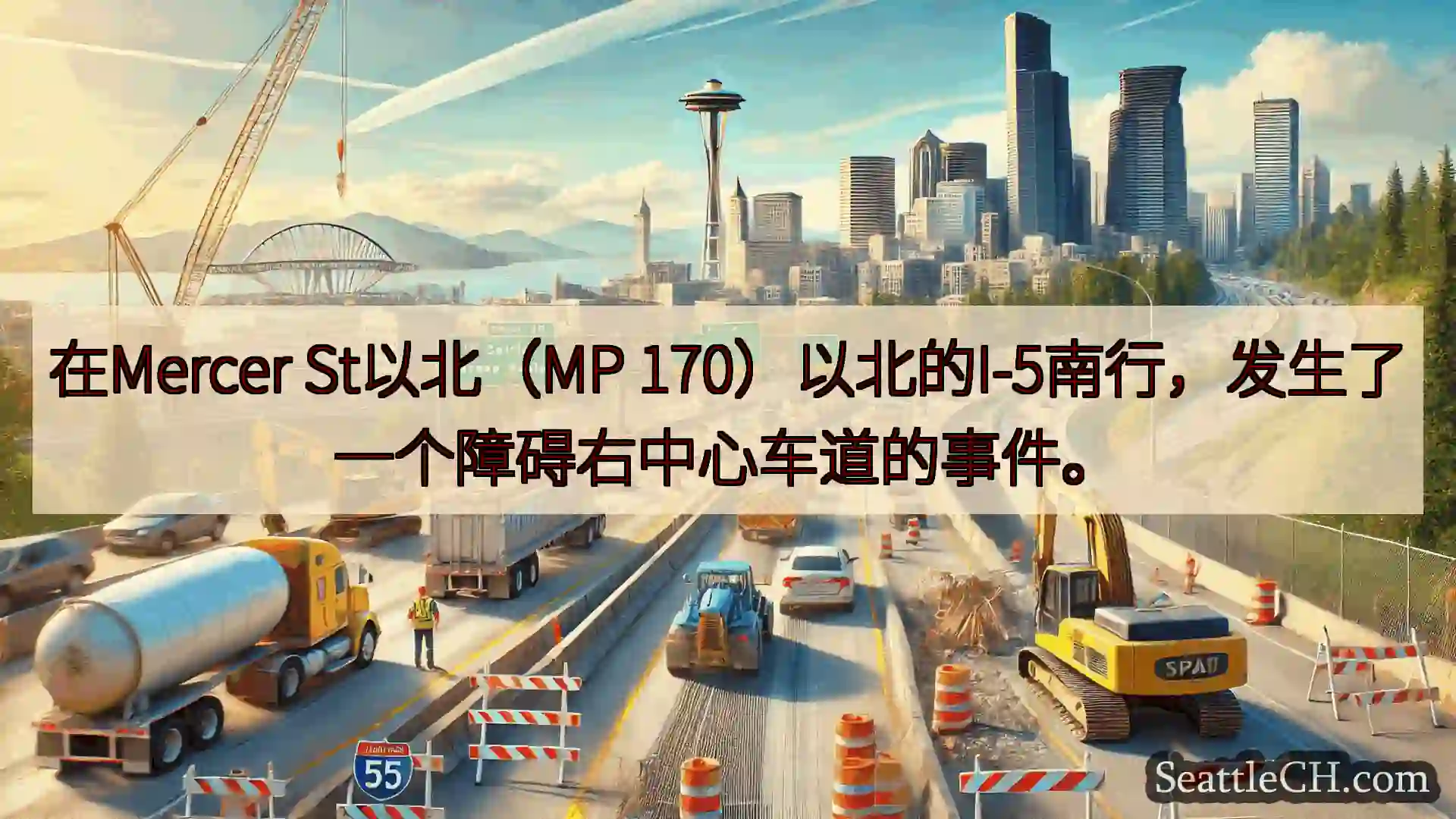 西雅图交通新闻 在Mercer St以北（MP