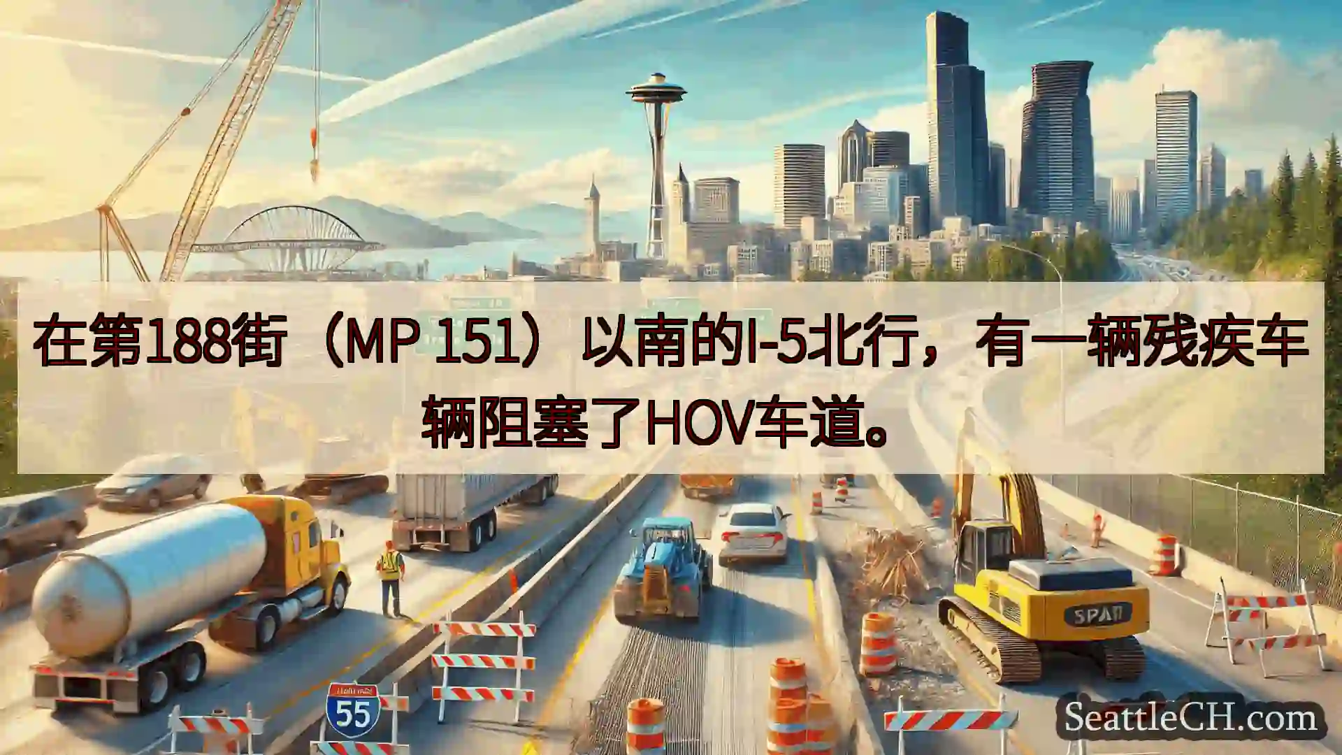 西雅图交通新闻 在第188街（MP