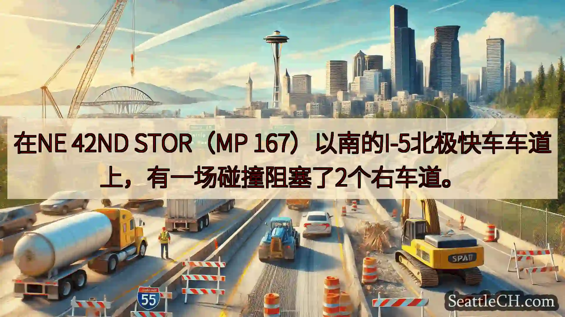西雅图交通新闻 在NE 42ND STOR（MP