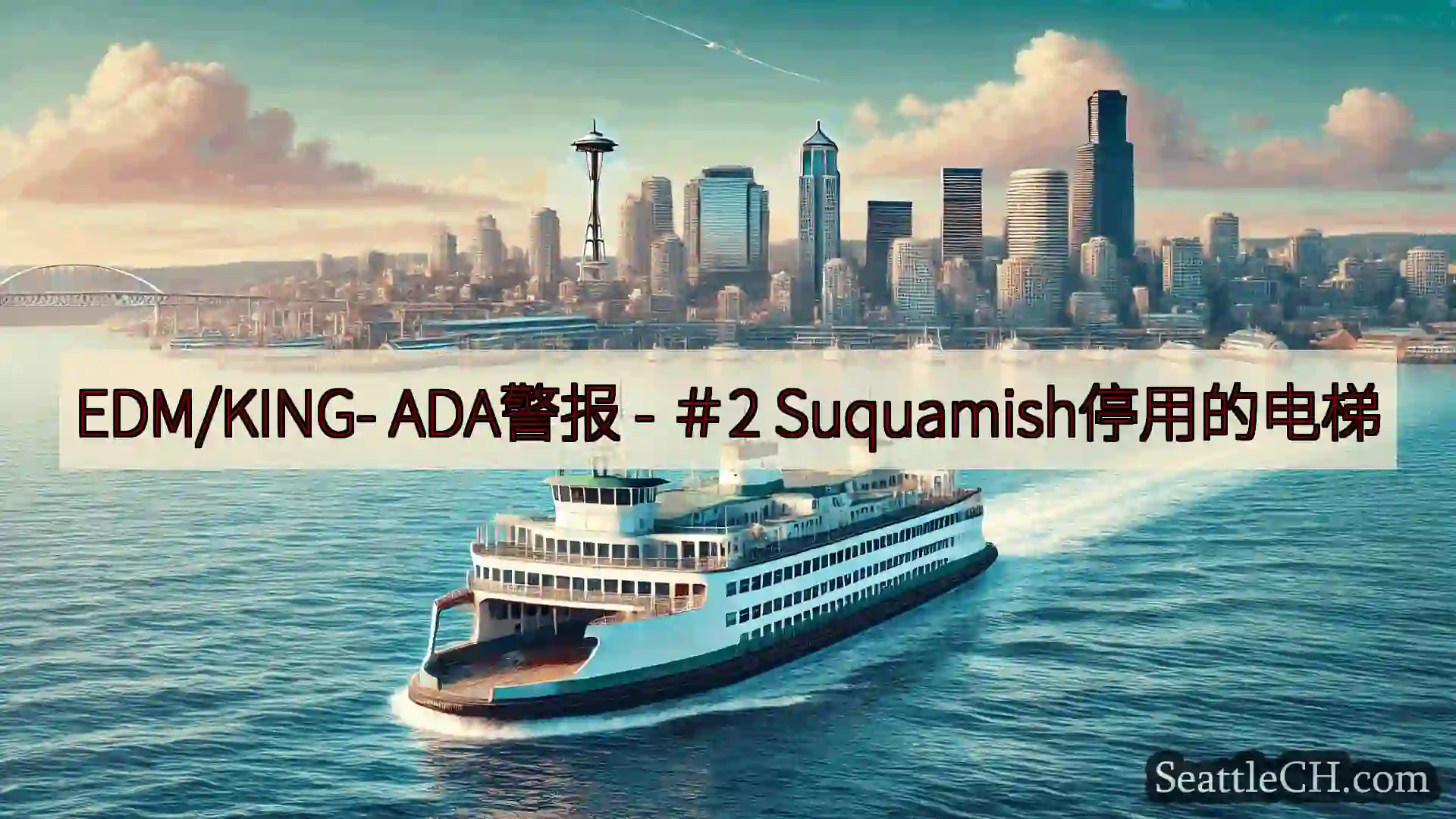 西雅图渡轮新闻 EDM/KING- ADA警报 - ＃2