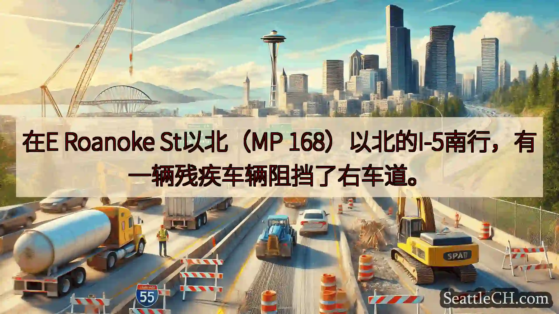 西雅图交通新闻 在E Roanoke St以北（MP