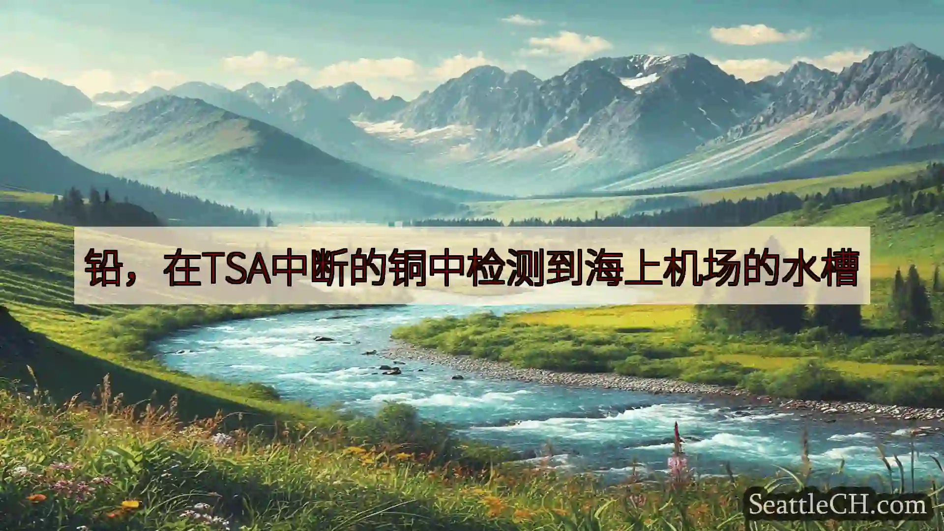 西雅图新闻 铅，在TSA中断的铜中检测到海上机场的水槽