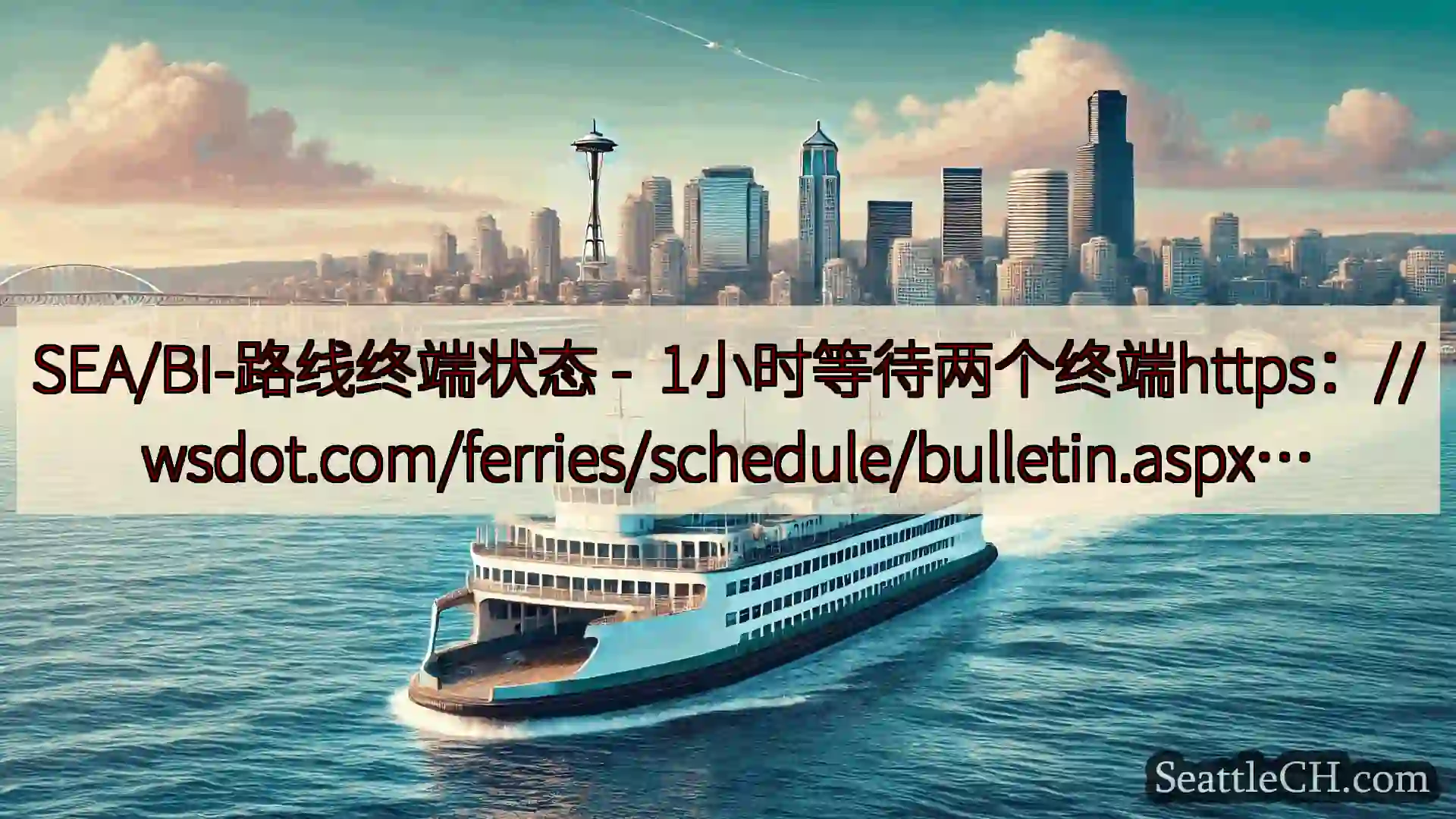 西雅图渡轮新闻 SEA/BI-路线终端状态 -