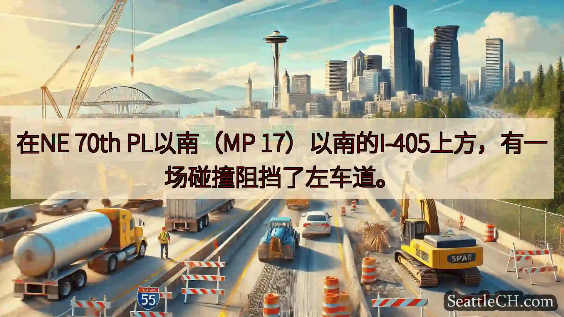 西雅图交通新闻 在NE 70th PL以南（MP