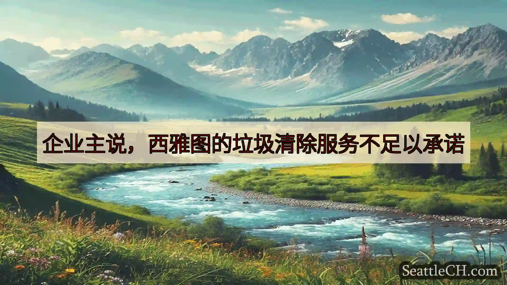 西雅图新闻 企业主说，西雅图的垃圾清除服务不足以承诺