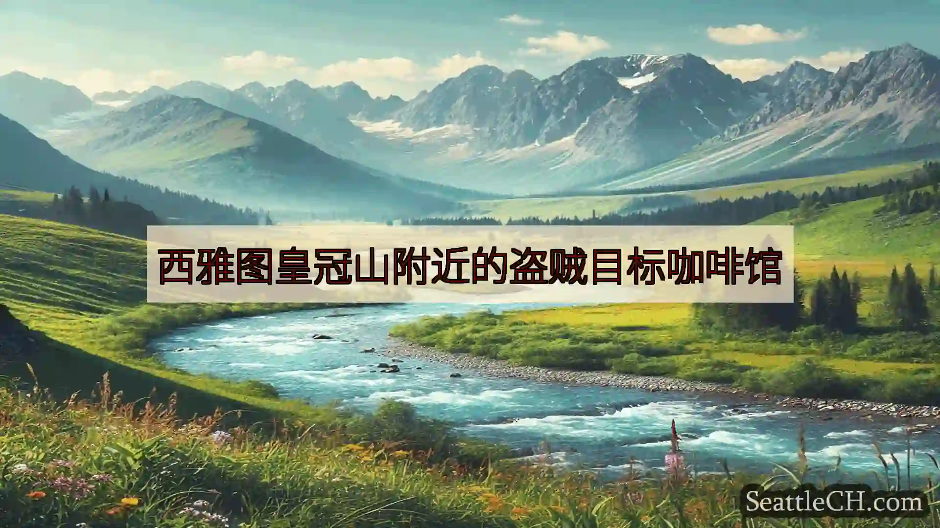 西雅图新闻 西雅图皇冠山附近的盗贼目标咖啡馆