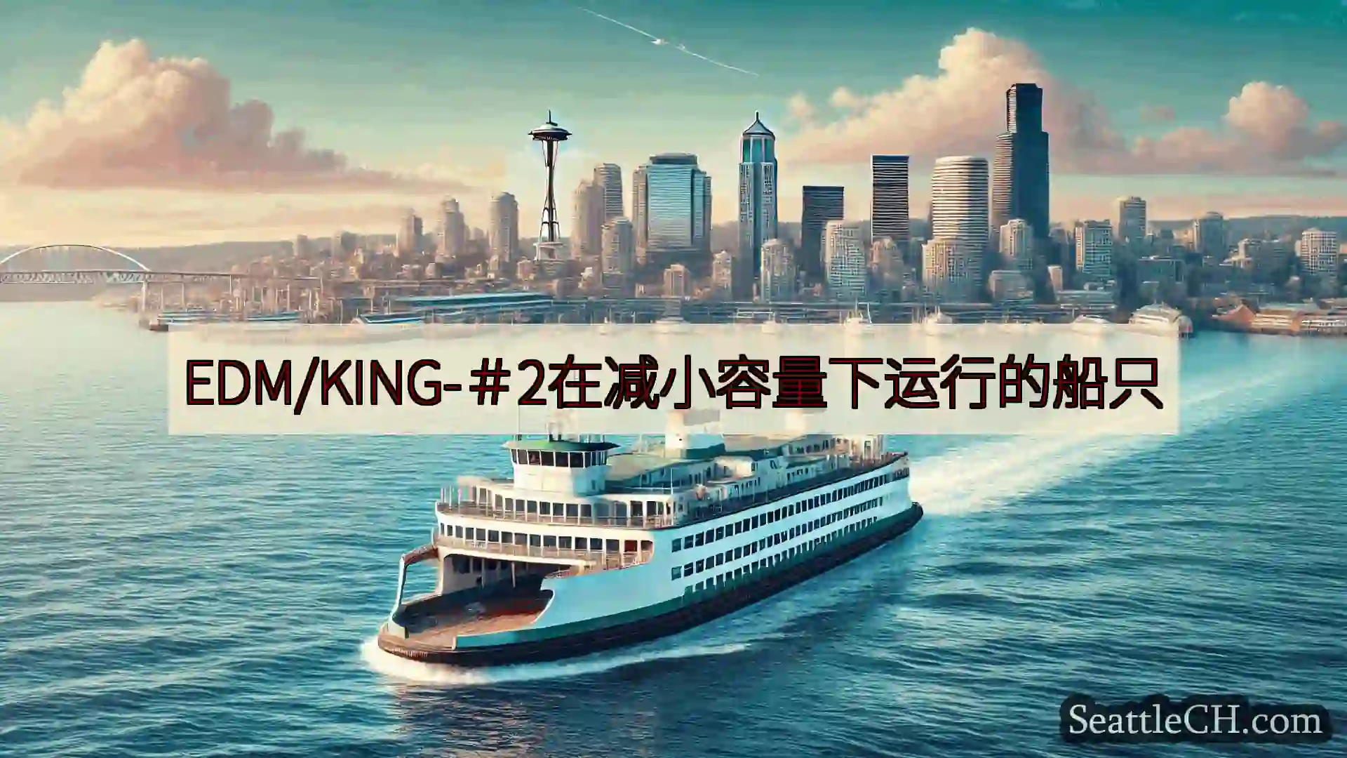 西雅图渡轮新闻 EDM/KING-＃2在减小容量下运行的船只https://wsdot