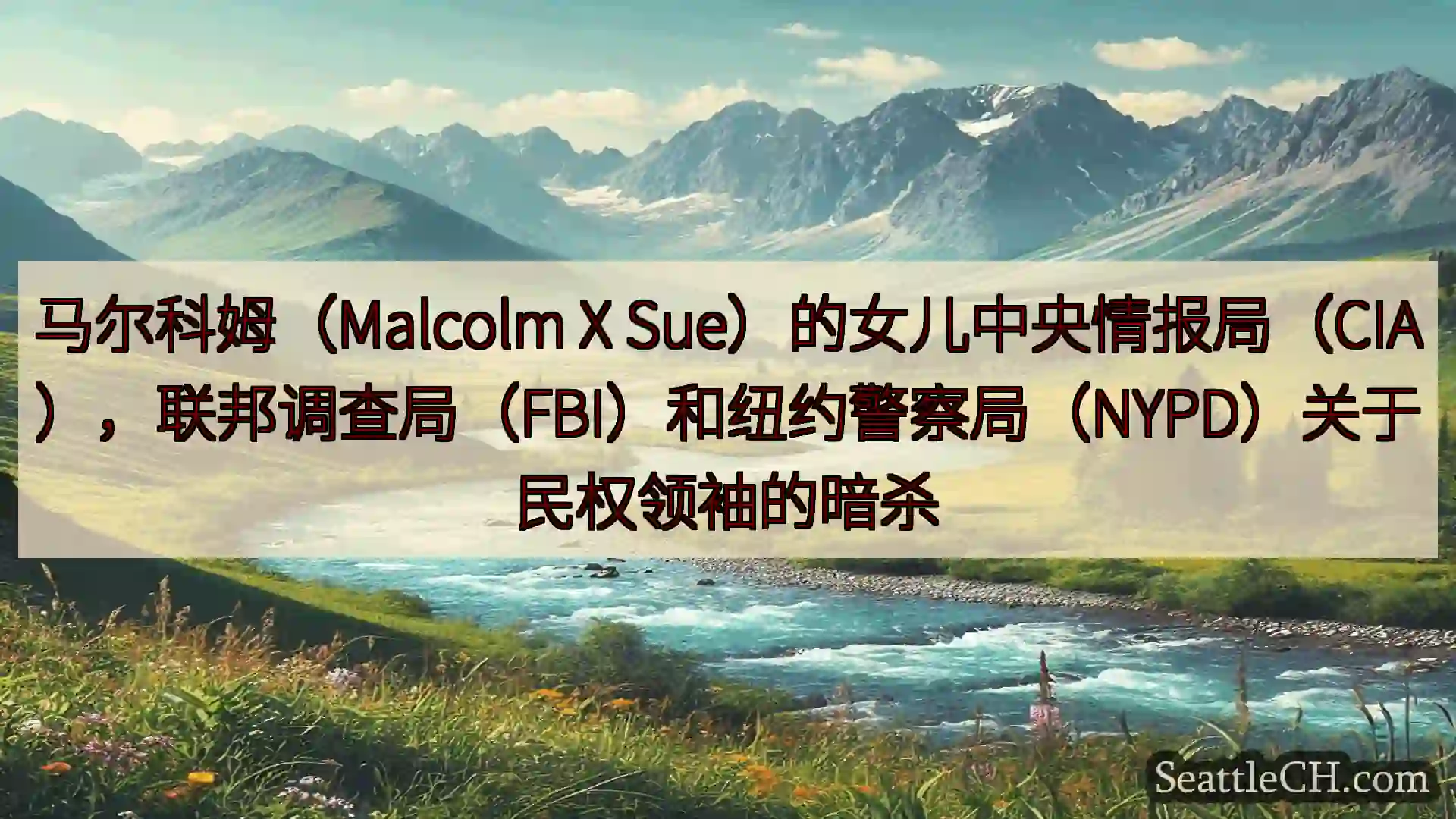西雅图新闻 马尔科姆（Malcolm X