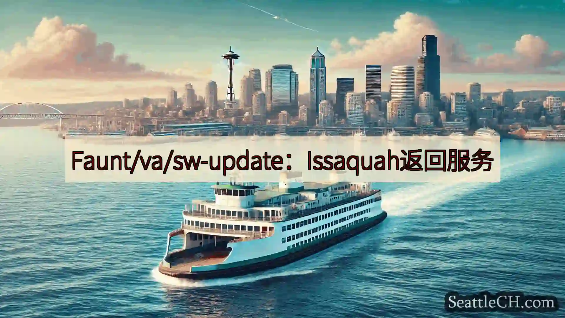 西雅图渡轮新闻 Faunt/va/sw-update：Issaquah返回服务http