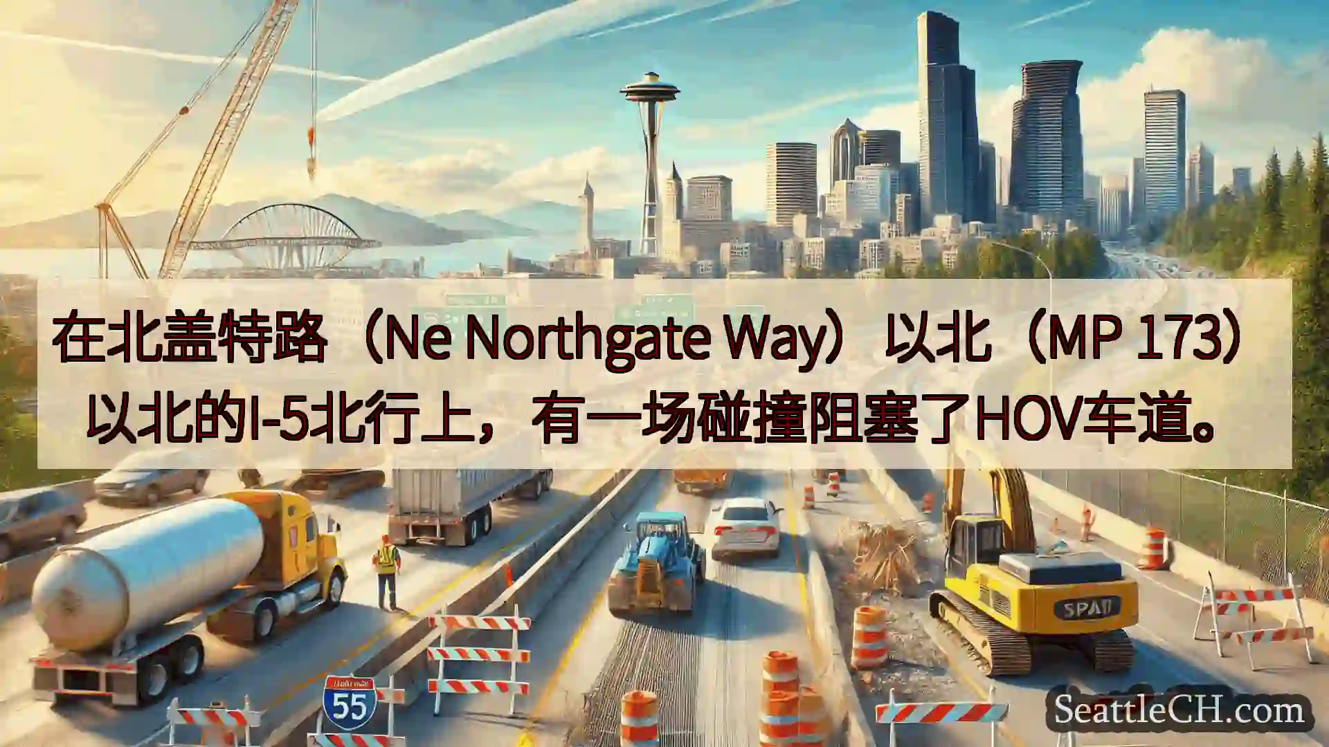 西雅图交通新闻 在北盖特路（Ne Northgate Way）以北（MP