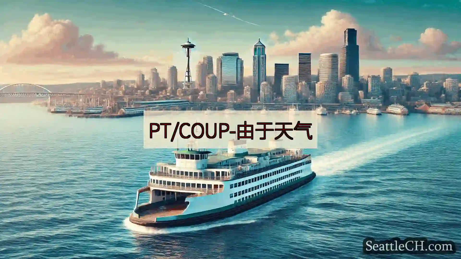 西雅图渡轮新闻 PT/COUP-由于天气https://wsdot.com/ferri