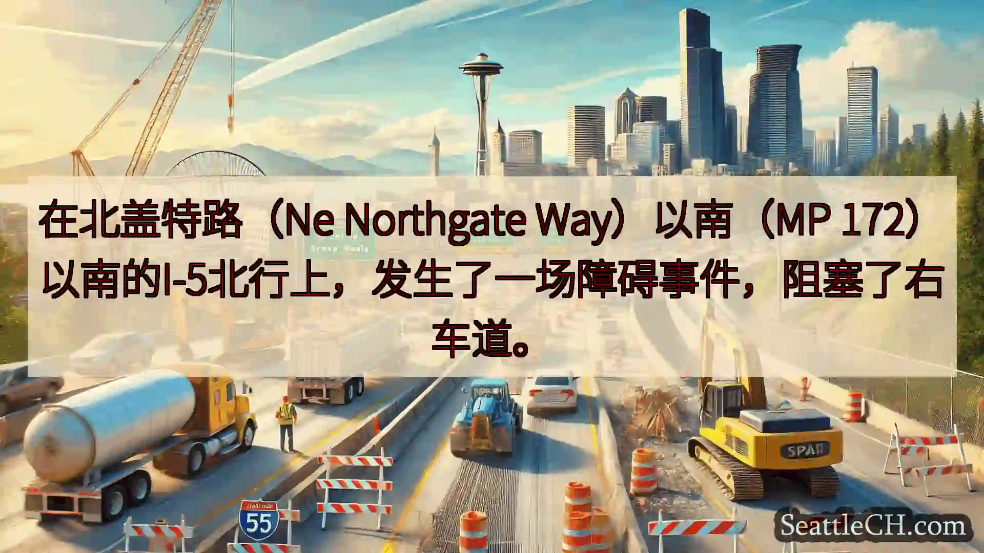西雅图交通新闻 在北盖特路（Ne Northgate Way）以南（MP