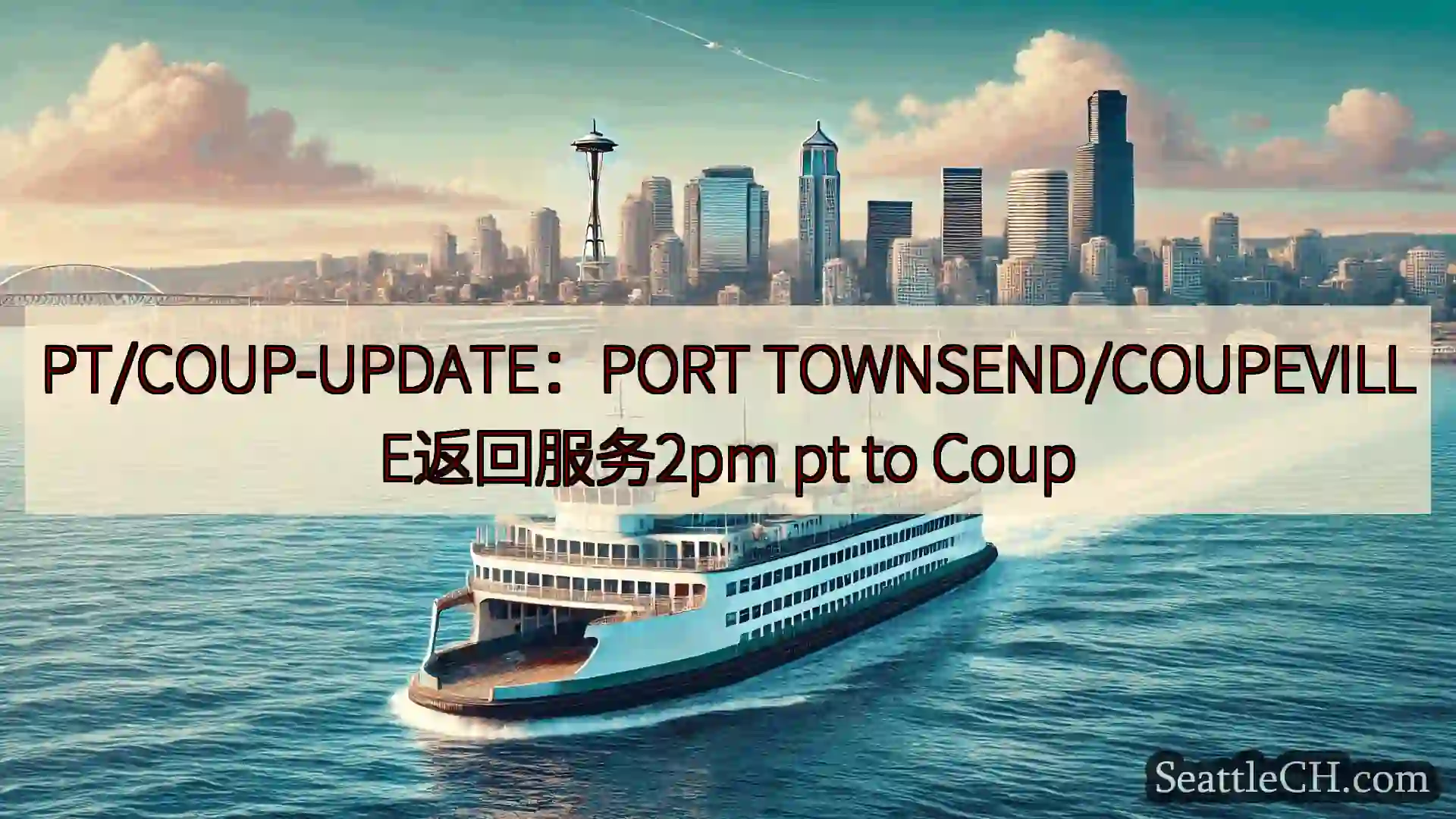 西雅图渡轮新闻 PT/COUP-UPDATE：PORT