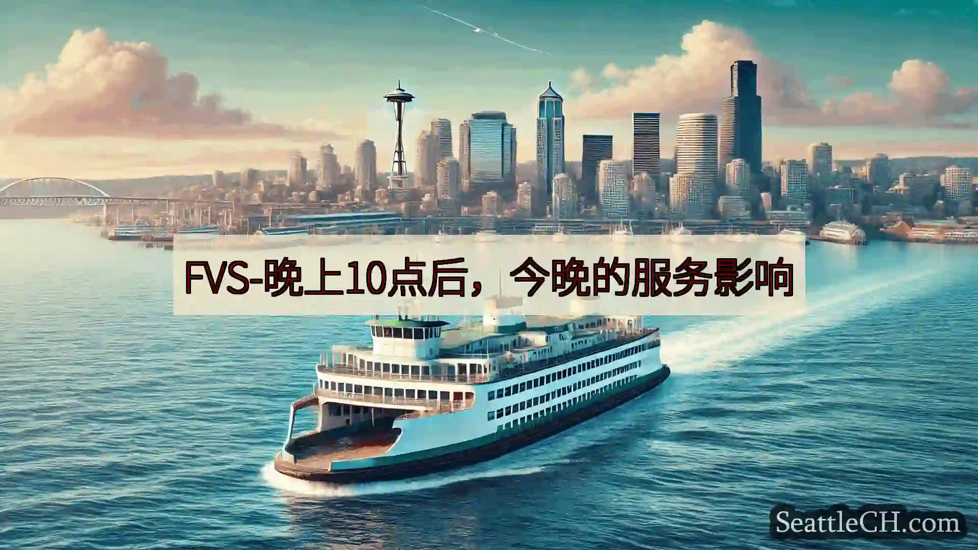 西雅图渡轮新闻 FVS-晚上10点后，今晚的服务影响https://wsdot.com