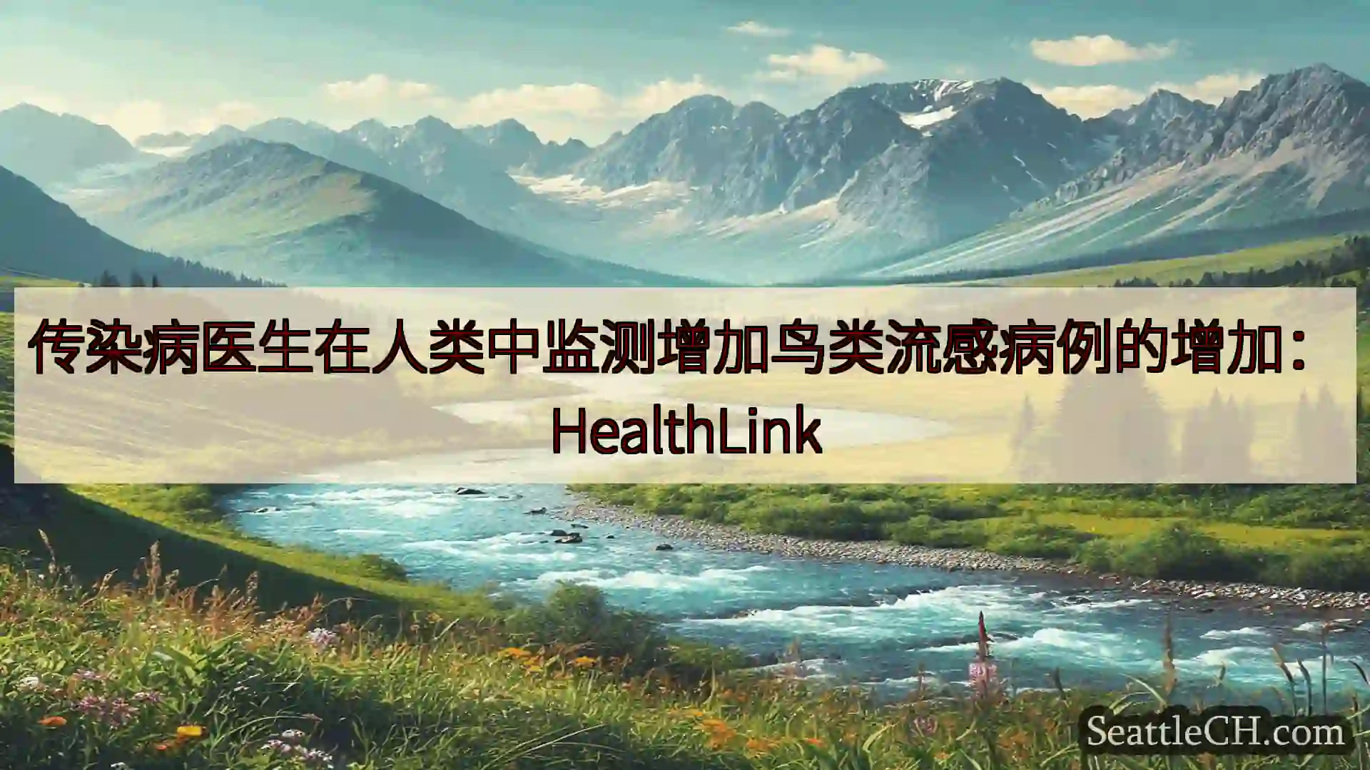 西雅图新闻 传染病医生在人类中监测增加鸟类流感病例的增加：HealthLink