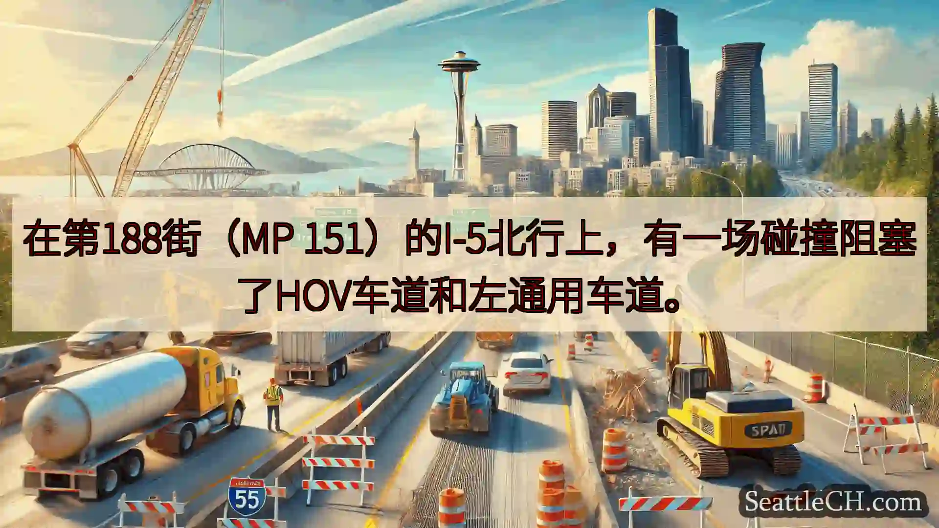 西雅图交通新闻 在第188街（MP