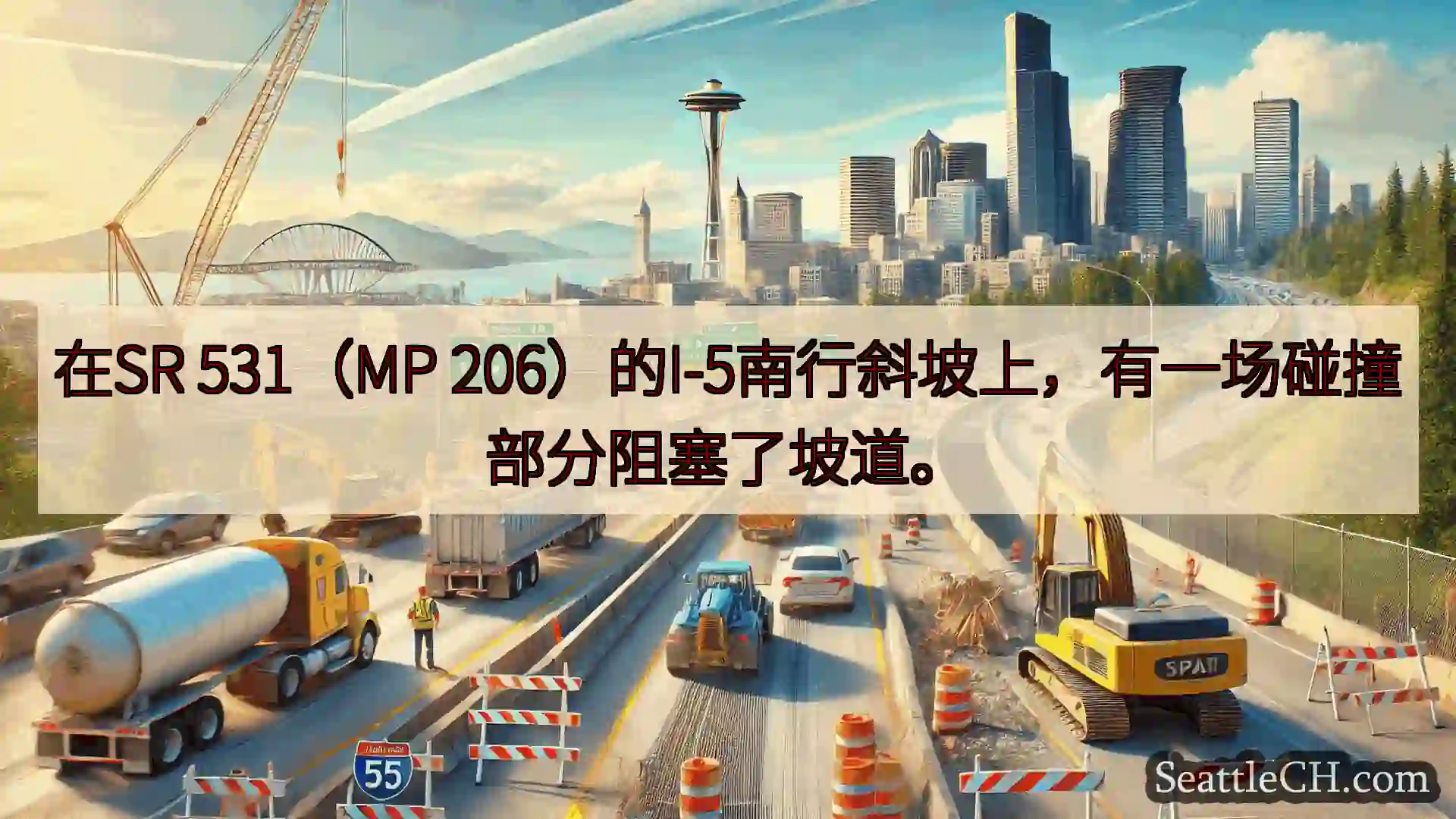 西雅图交通新闻 在SR 531（MP