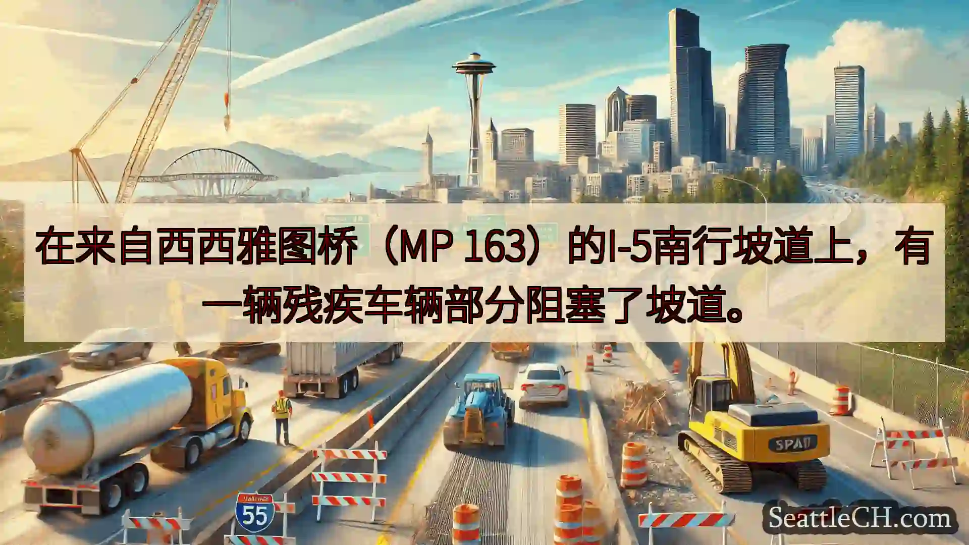 西雅图交通新闻 在来自西西雅图桥（MP