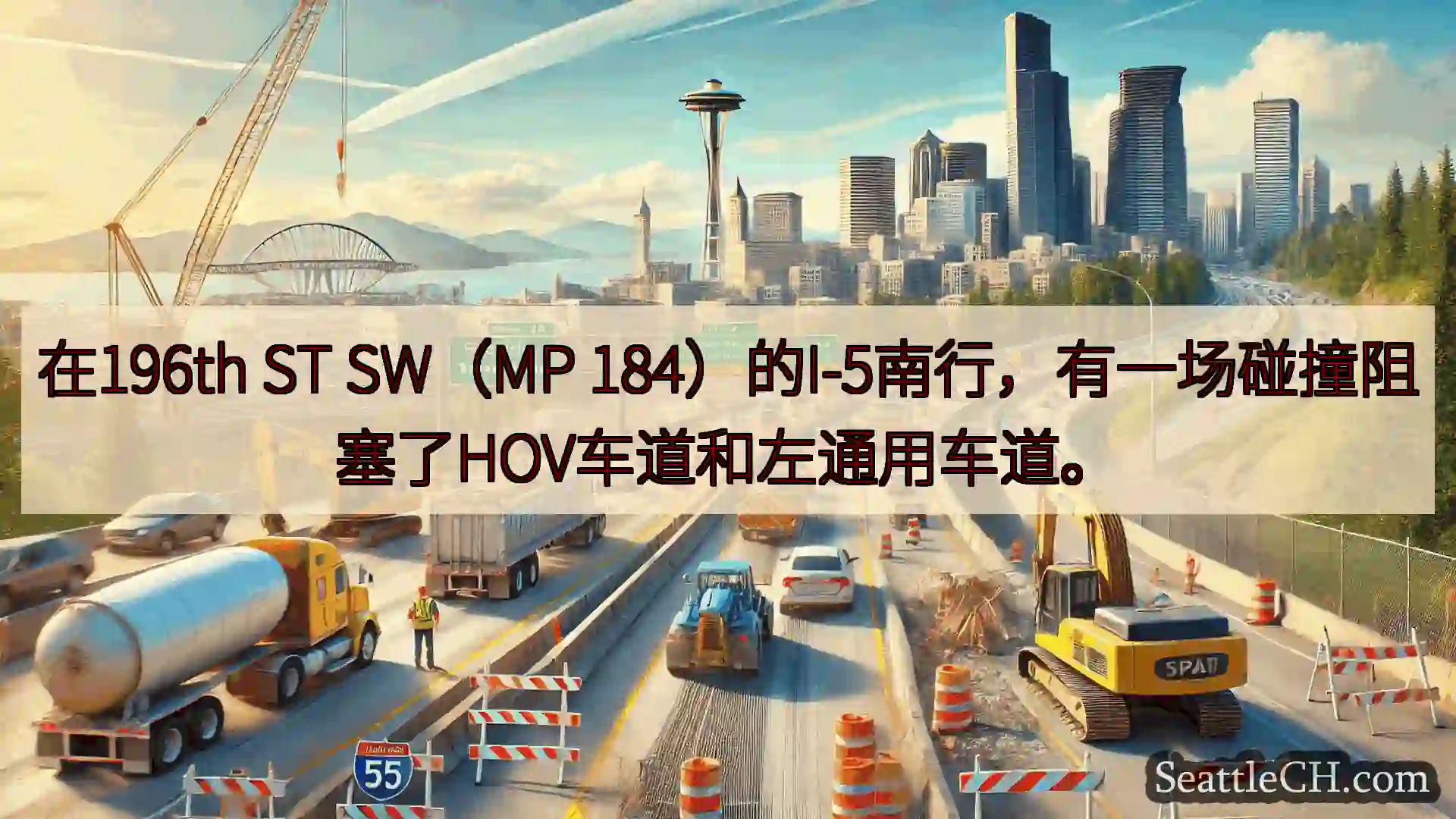 西雅图交通新闻 在196th ST SW（MP