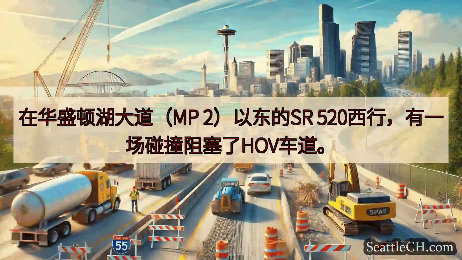 西雅图交通新闻 在华盛顿湖大道（MP 2）以东的SR