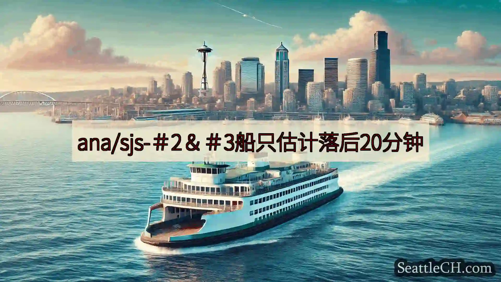 西雅图渡轮新闻 ana/sjs-＃2＆＃3船只估计落后20分钟https://wsdo