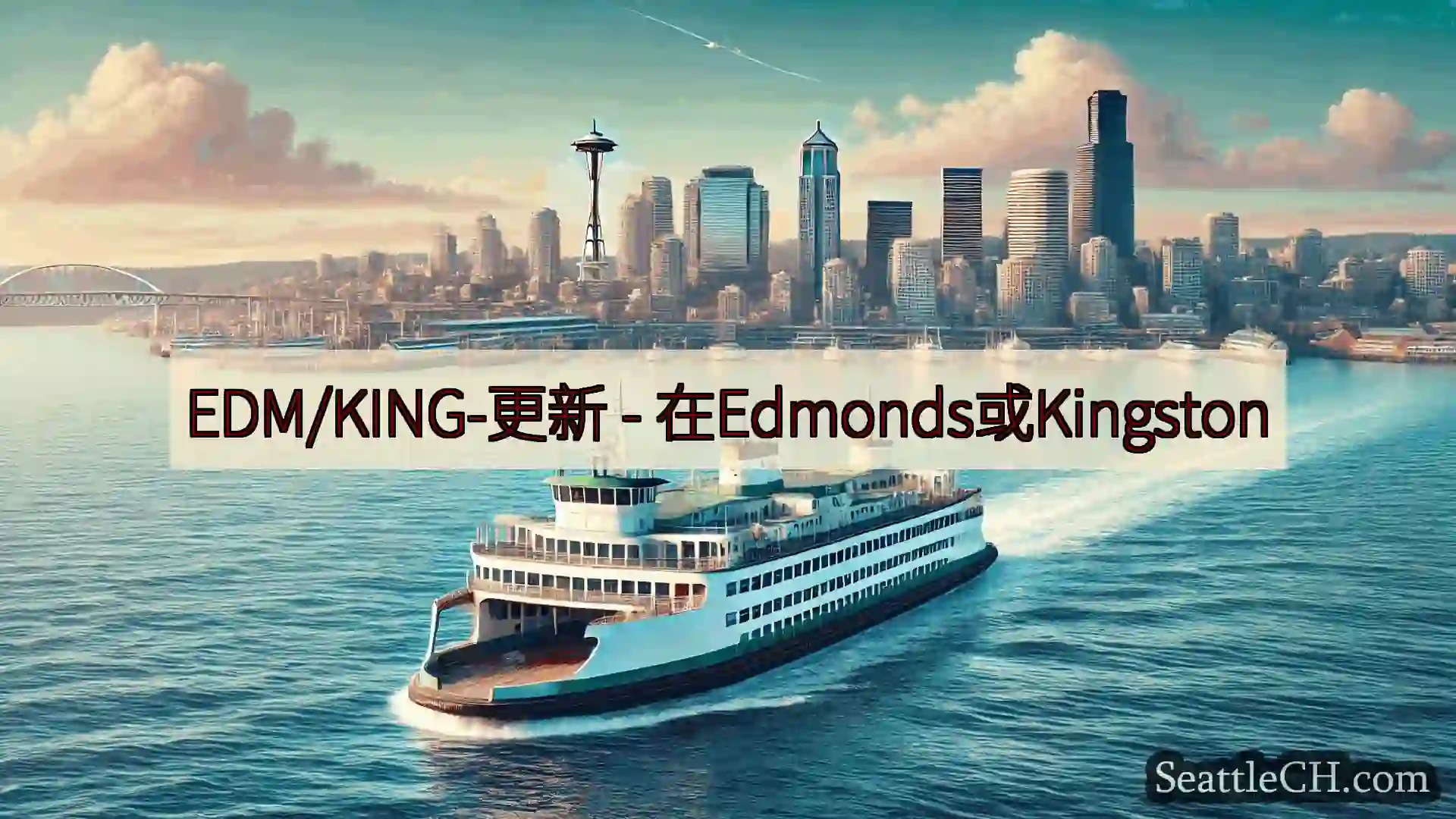 西雅图渡轮新闻 EDM/KING-更新 - 在Edmonds或Kingston