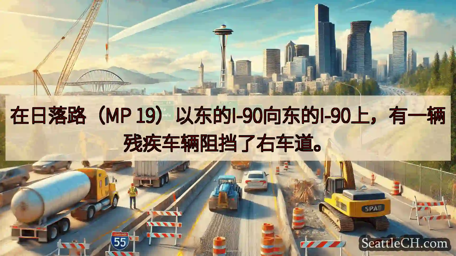 西雅图交通新闻 在日落路（MP