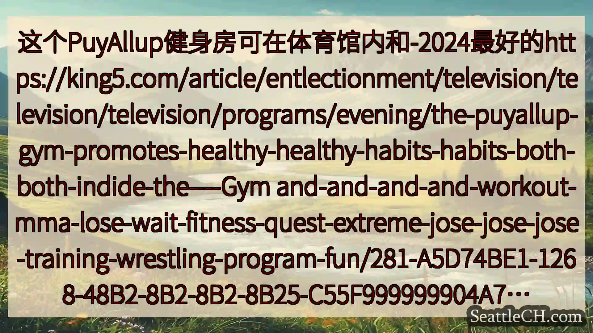 西雅图新闻 这个PuyAllup健身房可在体育馆内和-2024最好的https:/