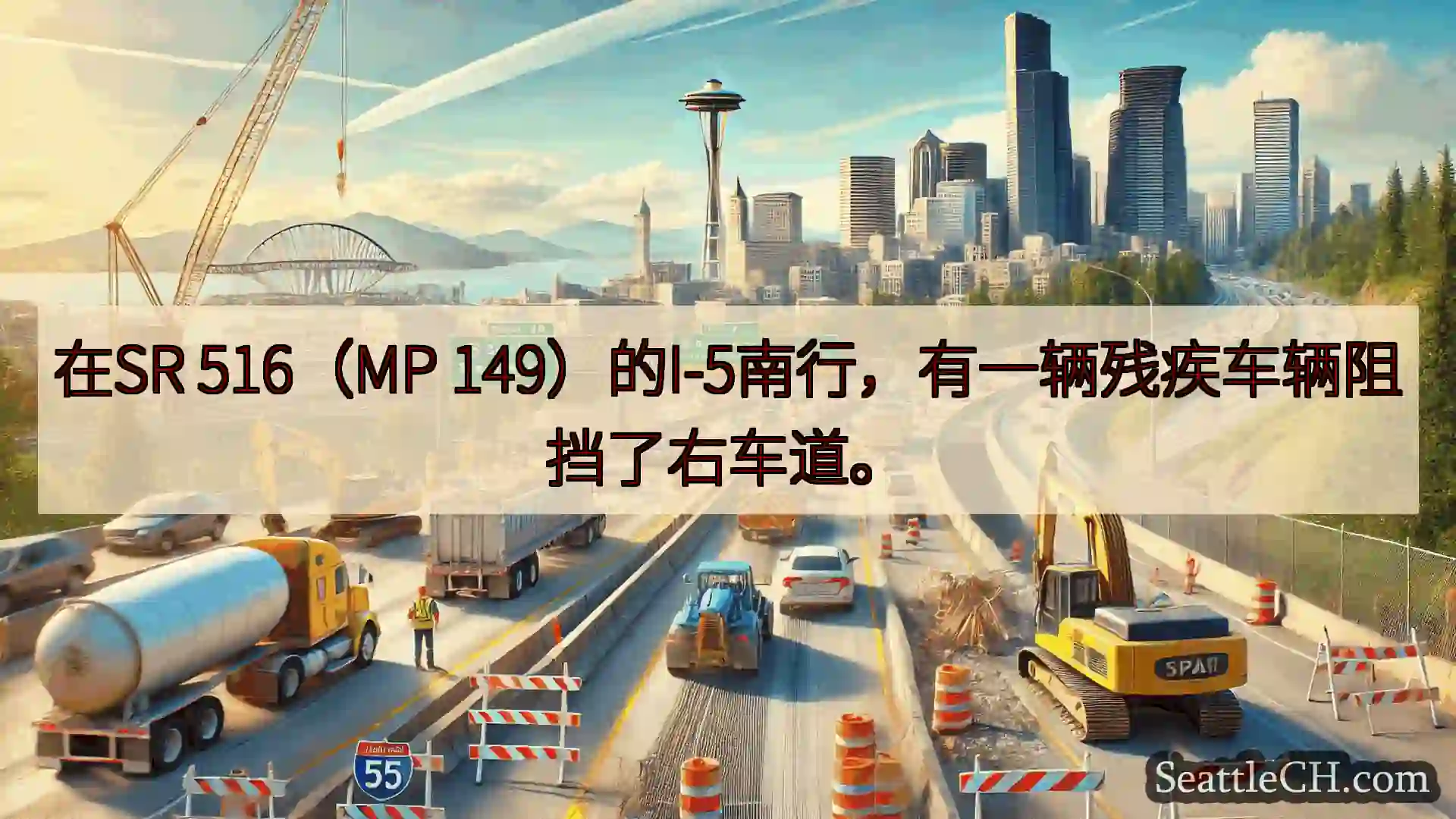 西雅图交通新闻 在SR 516（MP