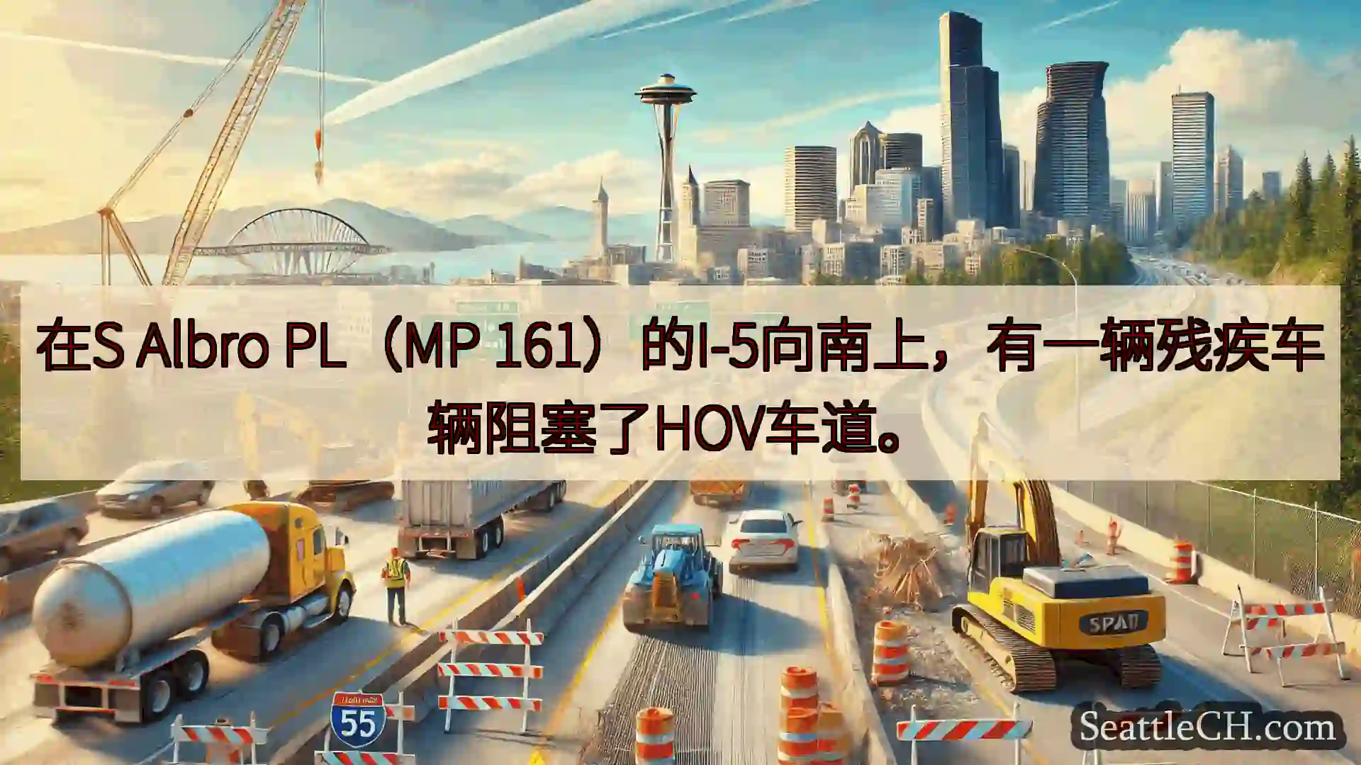 西雅图交通新闻 在S Albro PL（MP