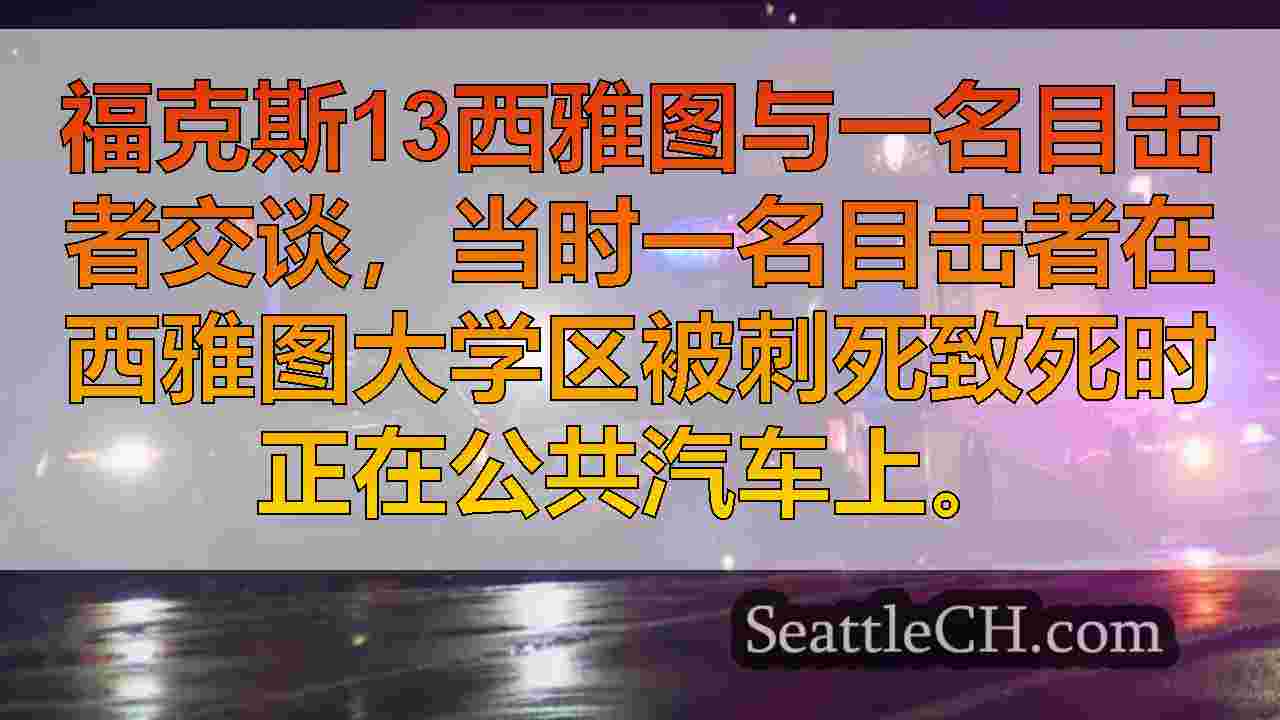 西雅图地铁公共汽车上的证人描述了驾驶员被谋杀的那一刻