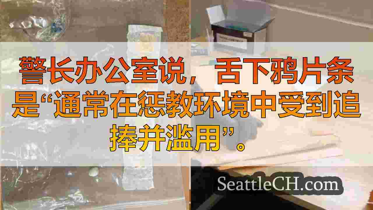 Snohomish县监狱K-9部门在一周内抓住了2例麻醉品