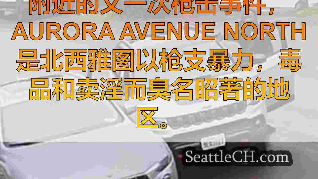 监视视频捕获了西雅图Aurora Avenue附近的Maserati枪击事件
