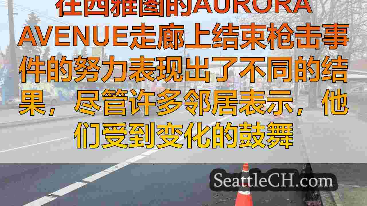 沿西雅图的Aurora Avenue沿着枪支暴力的措施
