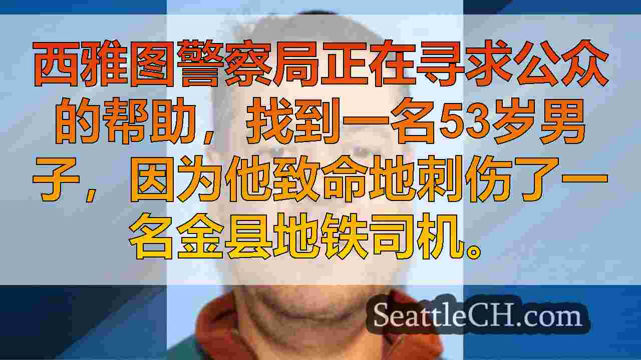 在西雅图谋杀地铁司机谋杀的男人的照片