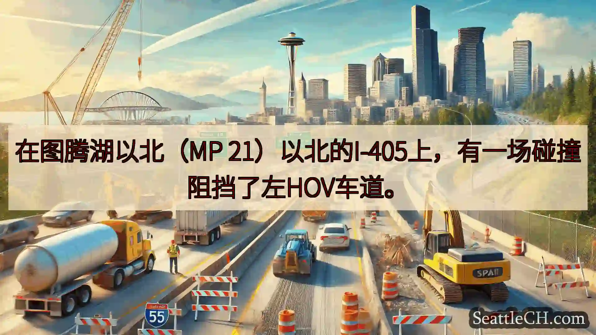 西雅图交通新闻 在图腾湖以北（MP