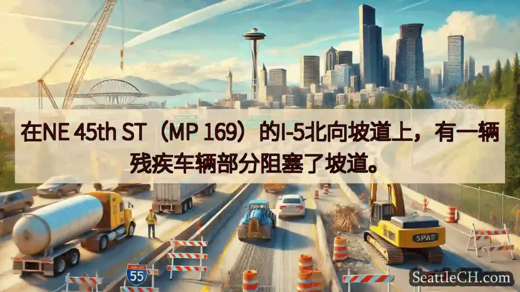 西雅图交通新闻 在NE 45th ST（MP