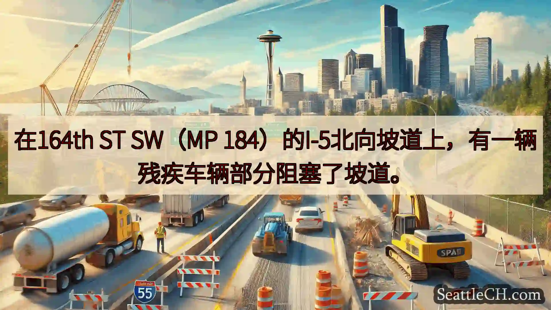 西雅图交通新闻 在164th ST SW（MP