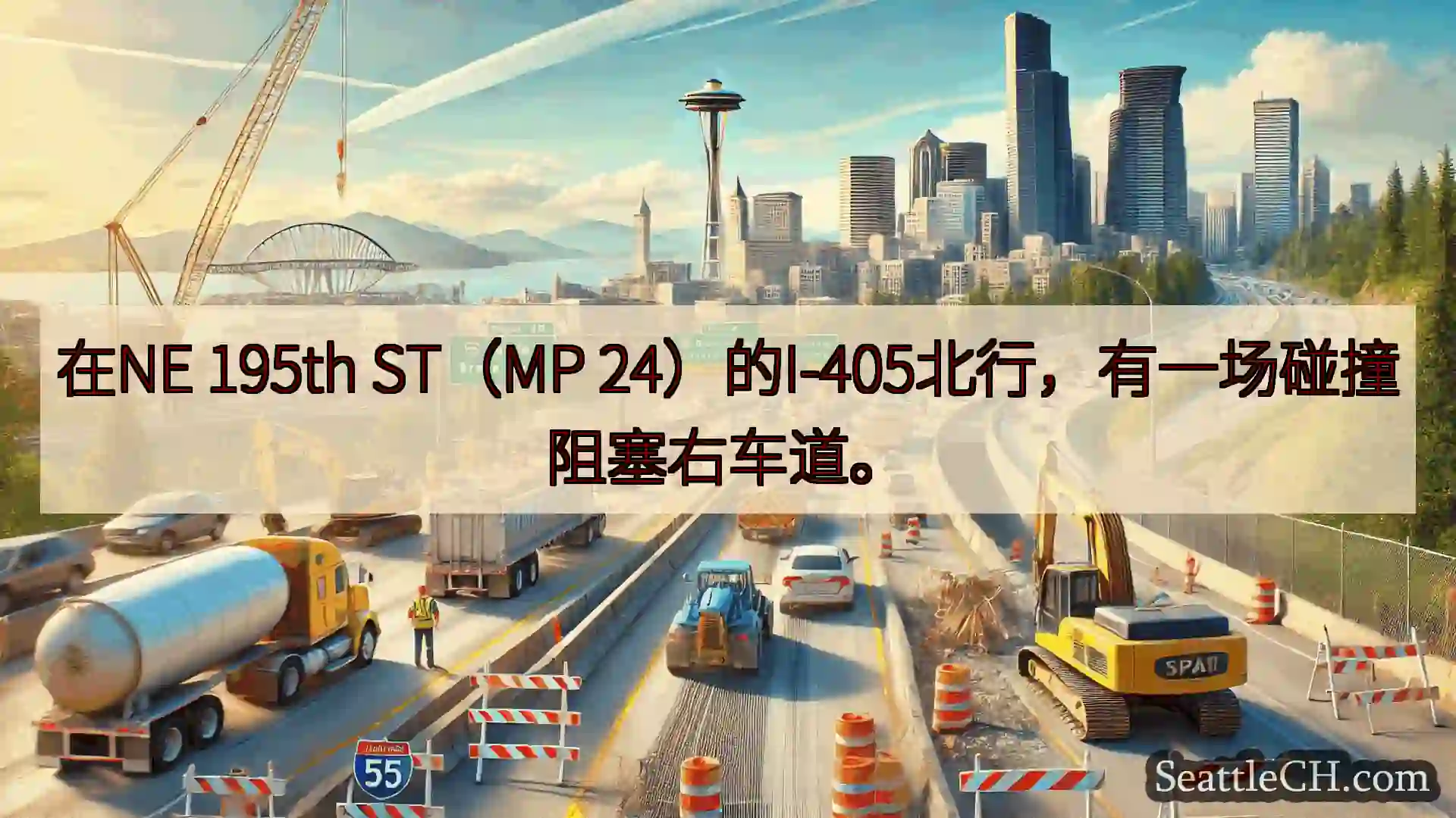 西雅图交通新闻 在NE 195th ST（MP