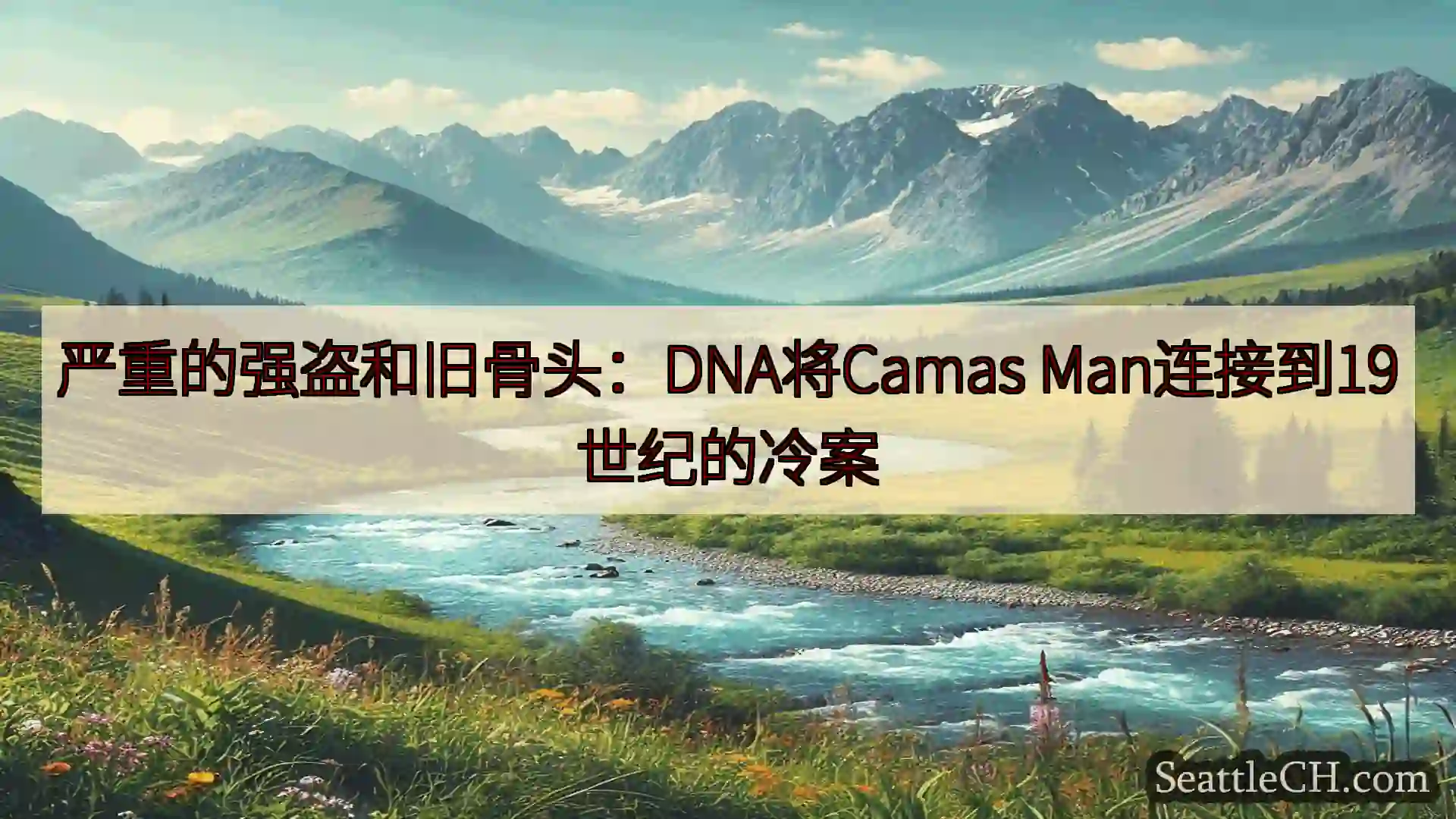 西雅图新闻 严重的强盗和旧骨头：DNA将Camas Man连接到19世纪的冷案