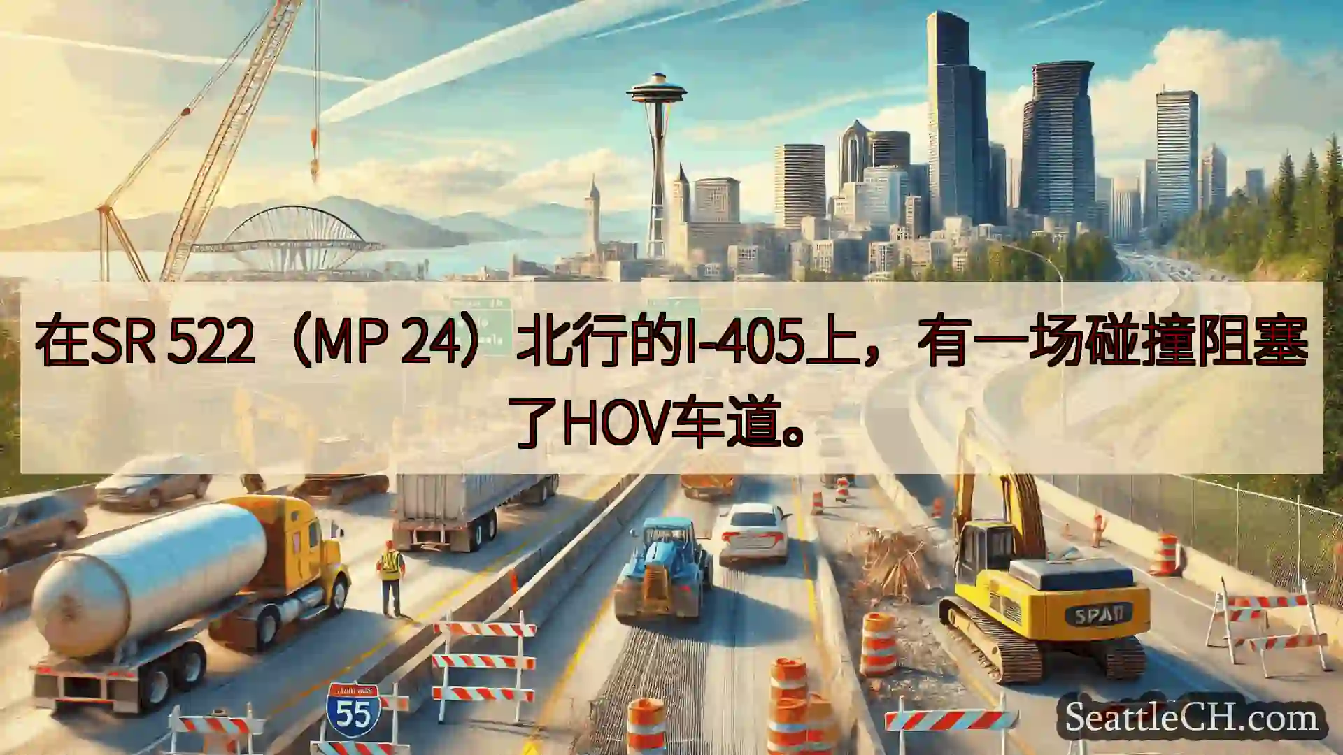 西雅图交通新闻 在SR 522（MP