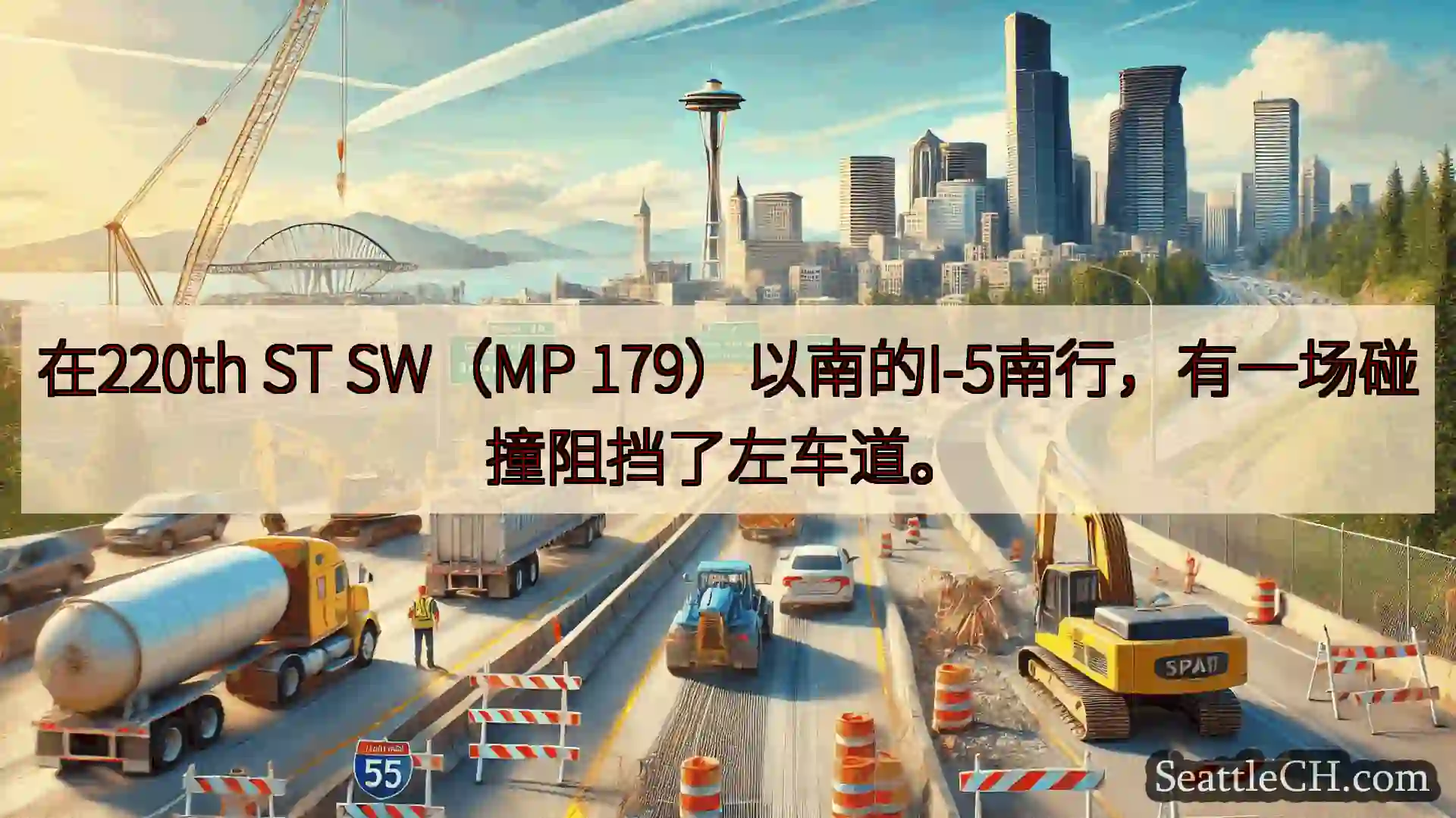 西雅图交通新闻 在220th ST SW（MP
