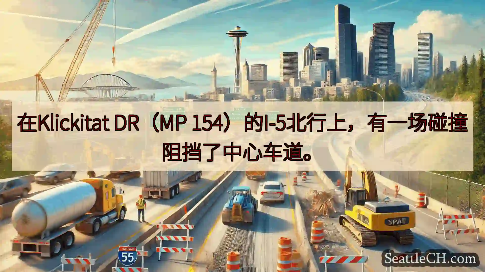 西雅图交通新闻 在Klickitat DR（MP