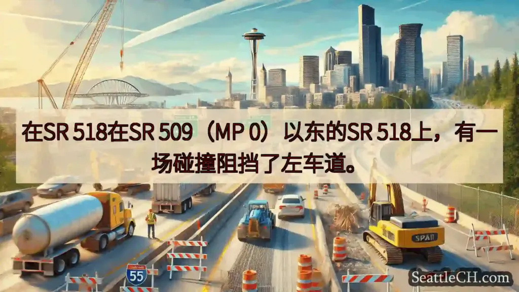 西雅图交通新闻 在SR 518在SR 509（MP 0）以东的SR