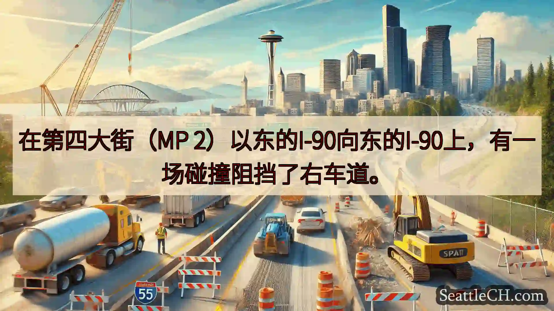 西雅图交通新闻 在第四大街（MP