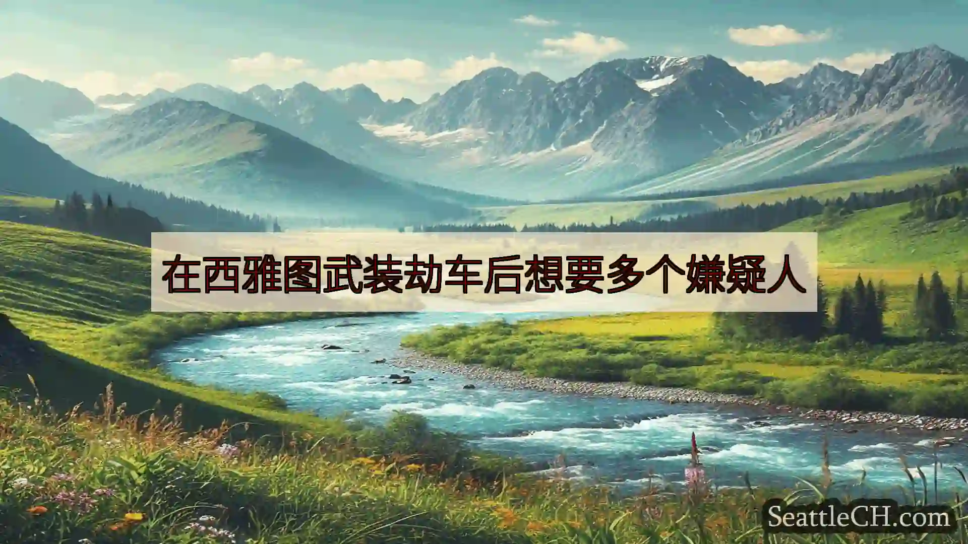 西雅图新闻 在西雅图武装劫车后想要多个嫌疑人