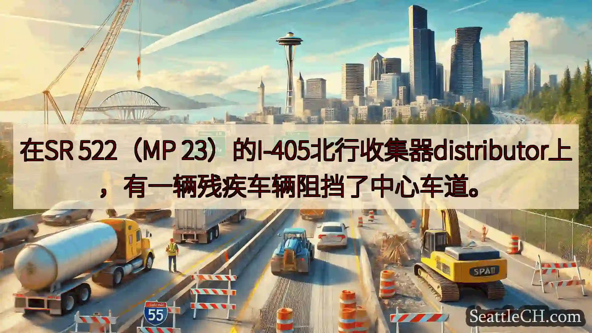 西雅图交通新闻 在SR 522（MP